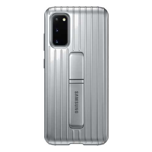 Чехол Samsung Protective Standing Cover X1 для Gal. S20 Silver в Теле2