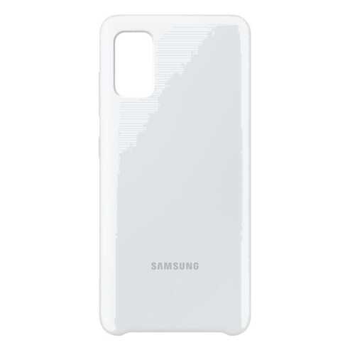 Чехол Samsung Silicone Cover для Galaxy A41 White в Теле2