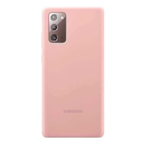 Чехол Samsung Silicone Cover для Samsung Note 20 Bronze в Теле2