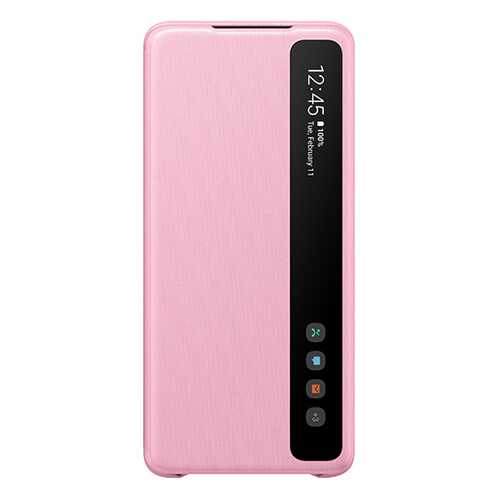 Чехол Samsung Smart Clear View Cover Y2 для Galaxy S20+ Pink в Теле2