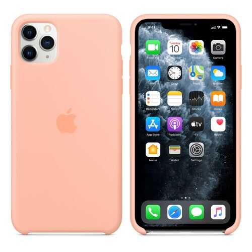 Чехол Silicone Case для Apple iPhone 11 Pro Max Grapefruit (MXW02FE/A) в Теле2