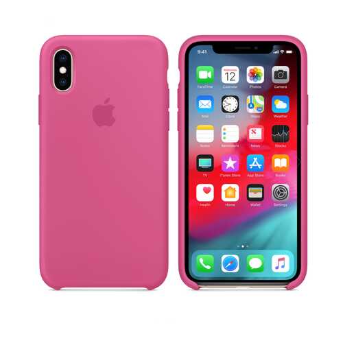 Чехол Silicone Case для Apple iPhone X / Apple iPhone XS Dragon Fruit (MI02FE/A) в Теле2