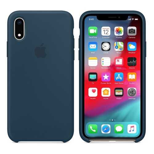 Чехол Silicone Case для Apple iPhone XR Pacific Green (MWFT6FE/A) в Теле2