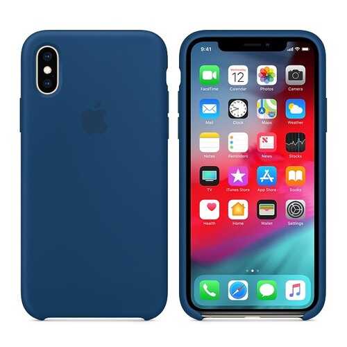 Чехол Silicone Case для Apple iPhone XS Max Blue Horizon Blue (MW09EFE/A) в Теле2