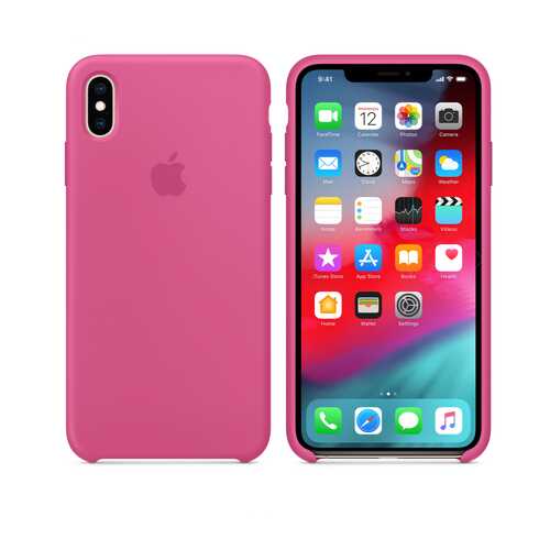 Чехол Silicone Case для Apple iPhone XS Max Dragon fruit (MWN54FE/A) в Теле2