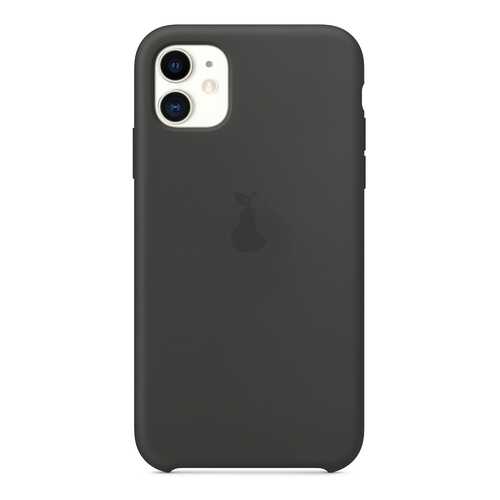 Чехол Silicone Case для iPhone 11, черный, SCIP11-01-BLAC в Теле2