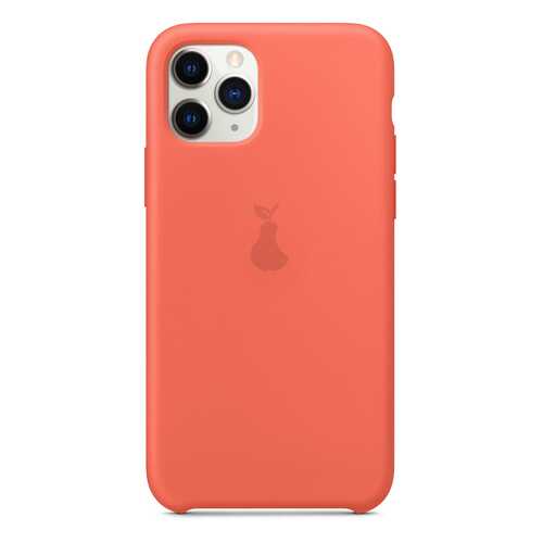 Чехол Silicone Case для iPhone 11 Pro Max Премиум, оранжевый, SCPQIP11PM-08-CLEM в Теле2