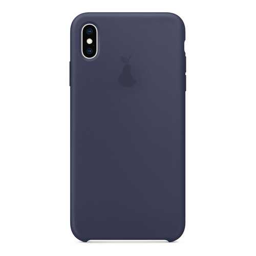 Чехол Silicone Case для iPhone X/XS, Dark Blue, SCIPXXS-08-MIDN в Теле2