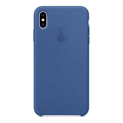 Чехол Silicone Case для iPhone X/XS Премиум, синий, SCPQIPXXS-46-ALAS в Теле2