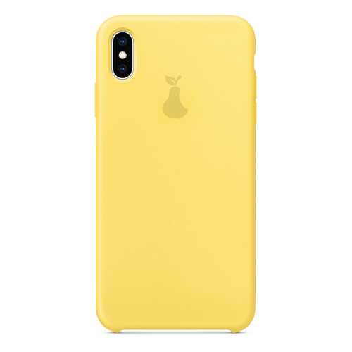 Чехол Silicone Case для iPhone XS Max Премиум, желтый, SCPQIPXSM-04-YELO в Теле2