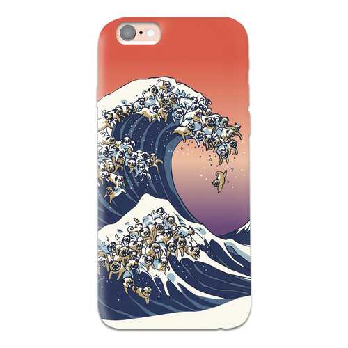 Чехол СМАКС The Great Wave of Pug для Apple iPhone 7 в Теле2