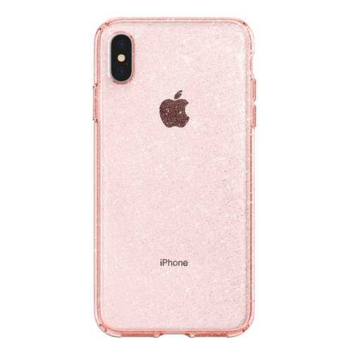 Чехол Spigen Liquid Crystal Glitter (065CS25124) для iPhone Xs Max (Rose Quartz) в Теле2