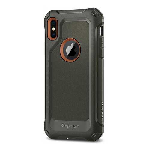 Чехол Spigen Pro Guard (057CS22651) для Apple iPhone X (Army Green) в Теле2