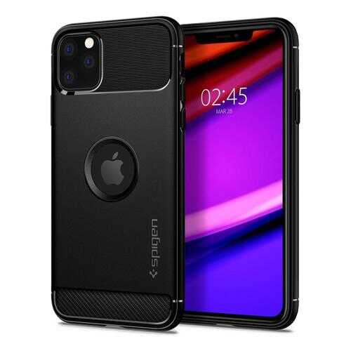 Чехол Spigen Rugged Armor 075CS27133 для iPhone 11 Pro Max Black в Теле2