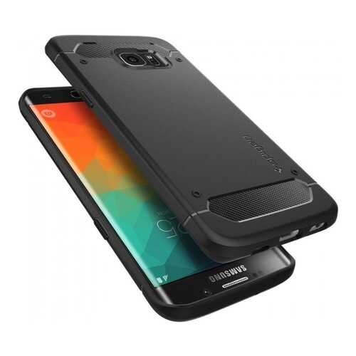 Чехол Spigen Rugged Capsule для Galaxy S6 EdgePlus Black Spigen11698 в Теле2