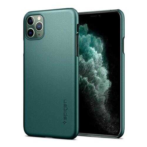 Чехол Spigen Thin Fit для iPhone 11 Pro Max (Midnight Green) в Теле2