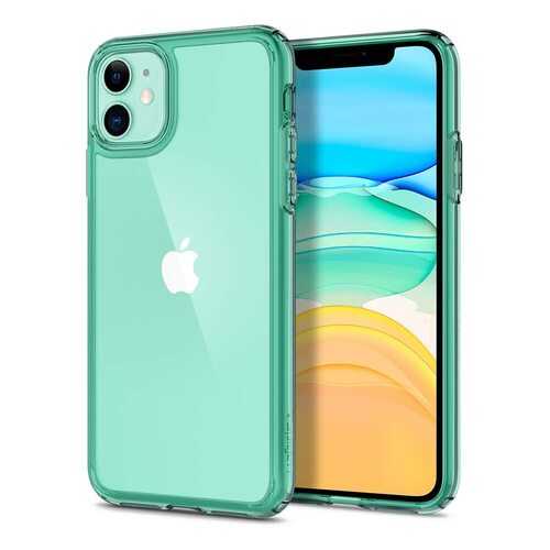 Чехол Spigen Ultra Hybrid (ACS00406) для iPhone 11 (Green) в Теле2