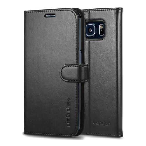 Чехол Spigen Wallet S для Samsung Galaxy S6 Edge Plus Black в Теле2