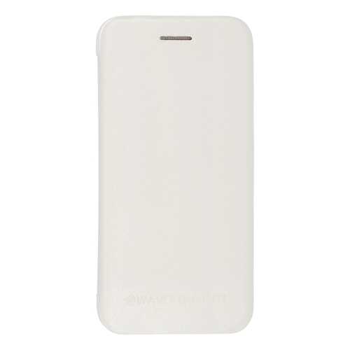 Чехол Waves Protect кожаный для iPhone Х white в Теле2