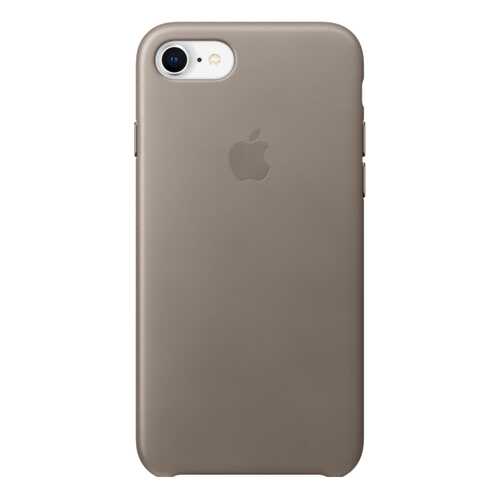 Кейс для Apple iPhone 8 / 7 Leather Case Taupe (MQH62ZM/A) в Теле2