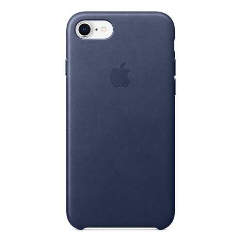 Кейс для Apple iPhone 8 / 7 Leather Midnight Blue (MQH82ZM/A) в Теле2