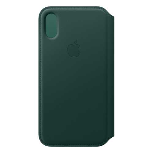 Кейс для iPhone Apple Folio XS кожаный зеленый MRWY2ZM/A в Теле2