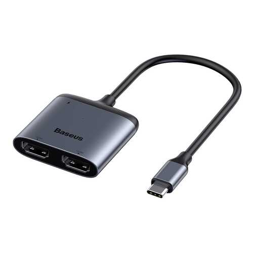 Адаптер Baseus Enjoy HUB Adapter from Type-C to HDMI 2x PD HD / Type-C Grey в Теле2