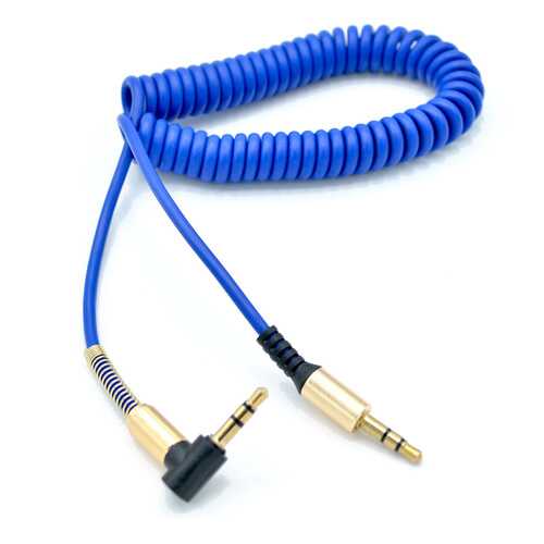 Aux кабель INNOVATION (M1-AUDIO) L-образный, пружина Blue в Теле2