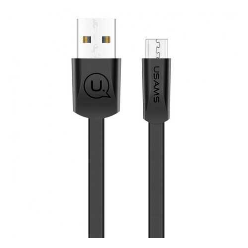 Дата кабель USAMS US-SJ201 microUSB 1.2м Black в Теле2