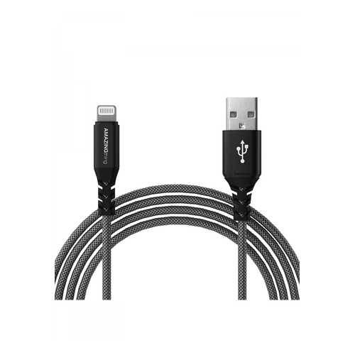 Кабель Amazingthing SupremeLink MFi USB-iP Black 3m 3A в Теле2