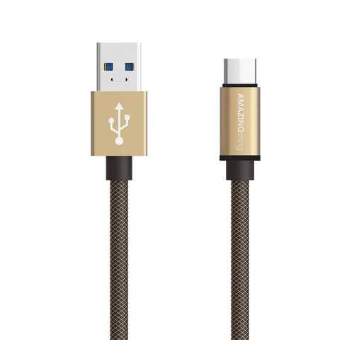 Кабель Amazingthing SupremeLink Ultimate Speed USB-Type-C Gold 2m 3A в Теле2