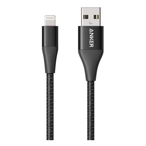 Кабель Anker Powerline+ II with lightning connector 90 см. B2C - UN Black Iteration 1 в Теле2