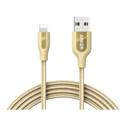 Кабель Anker Powerline Lightning 1,8м Gold (A8122HB1) в Теле2