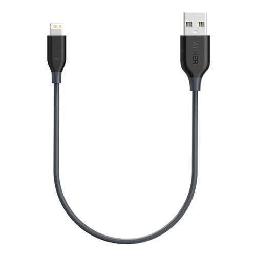 Кабель Anker PowerLine Lightning Cable 1ft Space Gray в Теле2