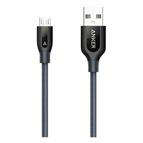 Кабель Anker Powerline+ Micro USB (90 см) Gray with Offline Packaging V3 with Pouch в Теле2