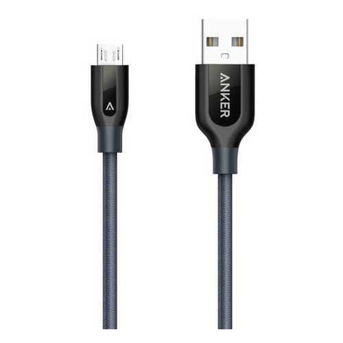 Кабель Anker powerline+ microUSB 1.8м Grey в Теле2