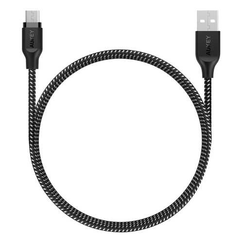 Кабель Aukey Braided Nylon microUSB to USB-A 1.2m Black (CB-AM1) в Теле2