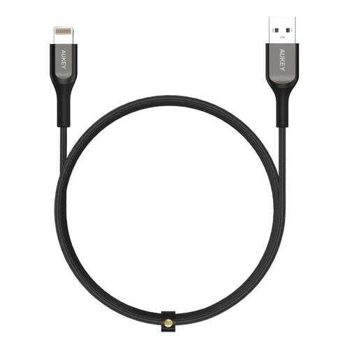 Кабель Aukey Kevlar USB-A/Lightning 2m Black (CB-AKL2-BL) в Теле2