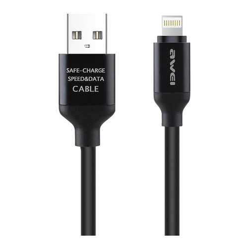 Кабель Awei CL-80 для Apple lightning-USB Black в Теле2