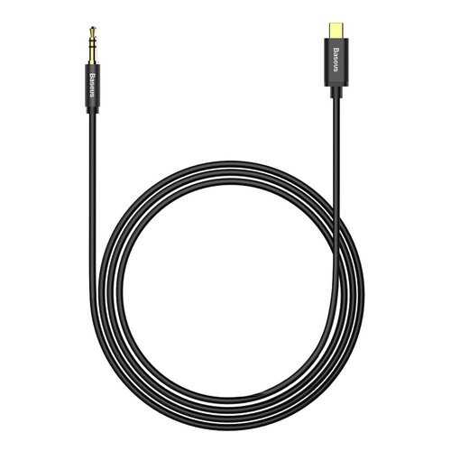 Кабель Baseus Aux (Jack 3.5)-Type-C Yiven Black 1.2m в Теле2