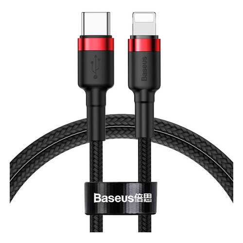 Кабель Baseus Cafule Cable 18W 1м Black/Red в Теле2