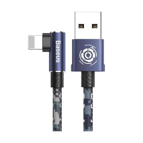 Кабель Baseus Camouflage Mobile Game Cable USB - Lightning 1,5A 2м Blue (CALMC-B03) в Теле2