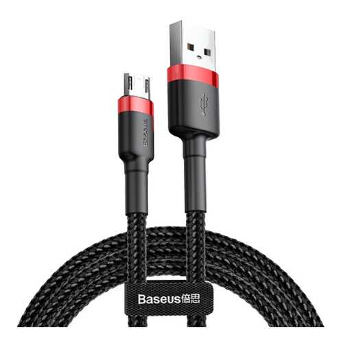 Кабель Baseus microUSB 0.5m Red/Black/Black в Теле2