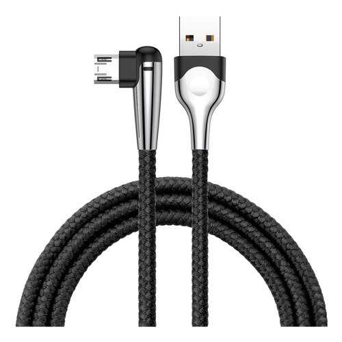 Кабель Baseus MVP Elbow Reversible microUSB 1m Black в Теле2