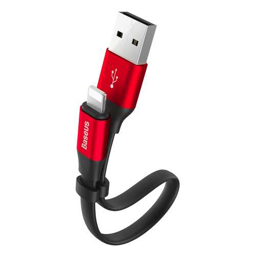 Кабель Baseus Nimble Portable Lightning 0.23m Red в Теле2