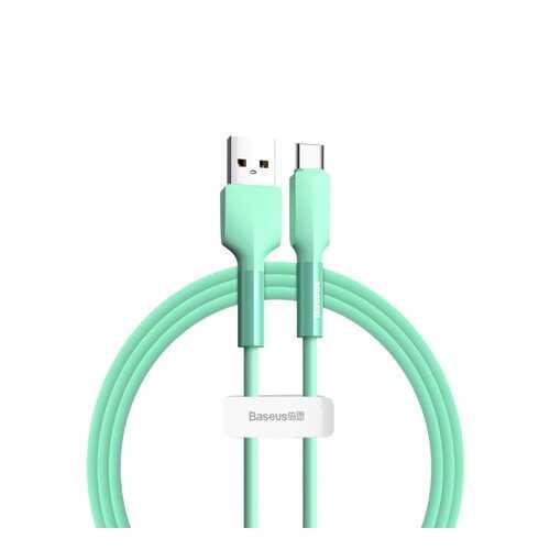 Кабель Baseus USB-Type C Silica Gel Green 1m в Теле2