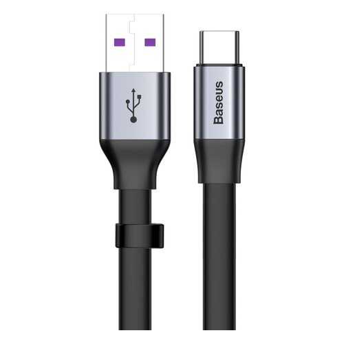 Кабель Baseus USB-Type-C Simple Black 23см 4.5A в Теле2