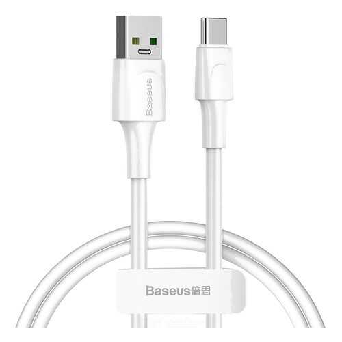 Кабель Baseus USB-Type-C White Quick Charging White 1m 5A в Теле2