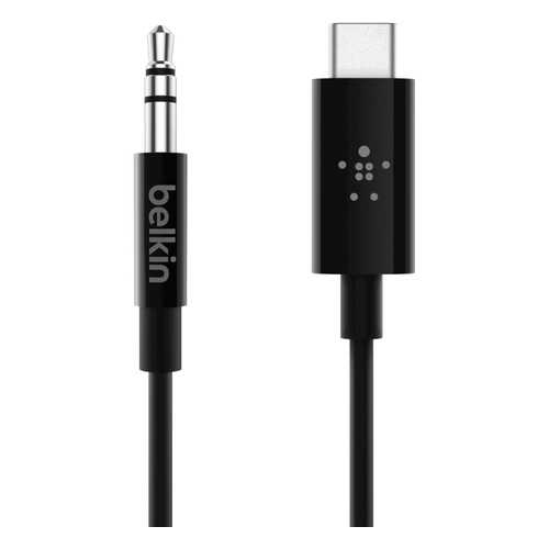 Кабель Belkin Rockstar 3.5mm/Type-C 0.9м (7U079bt03-BLK) в Теле2