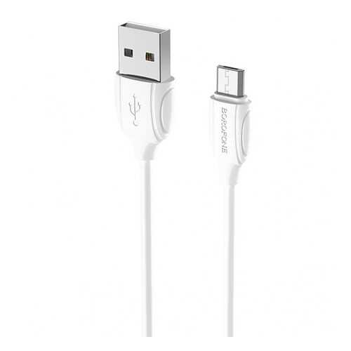 Кабель Borofone BX19 microUSB 1м White в Теле2